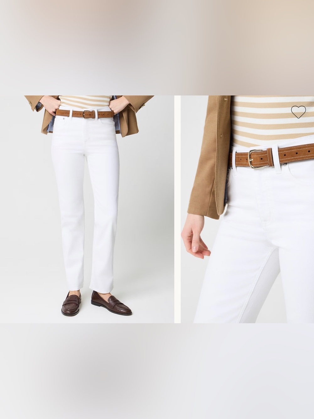 J. Crew Mid-rise straight jean in all-day stretch